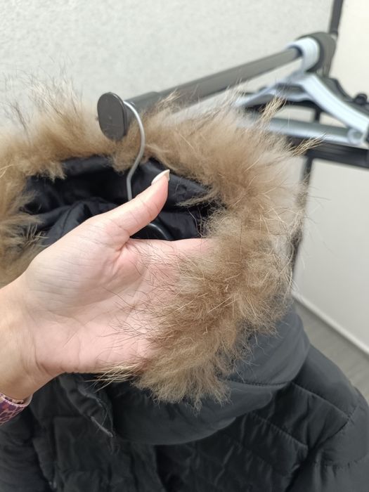 Зимно яке С/М размер с естествен пух