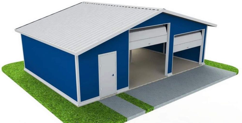 Vând garaje auto din panouri sandwich termoizolante