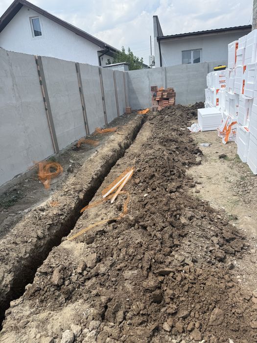 Inchiriere miniexcavator 1.2T cu manipulator