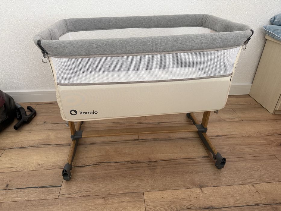Patut pentru copii Lionelo - Leonie 3 in 1, reglabil - Beige Sand Grey