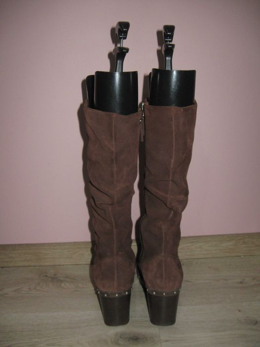 Fossil оригинални велурени дамски ботуши