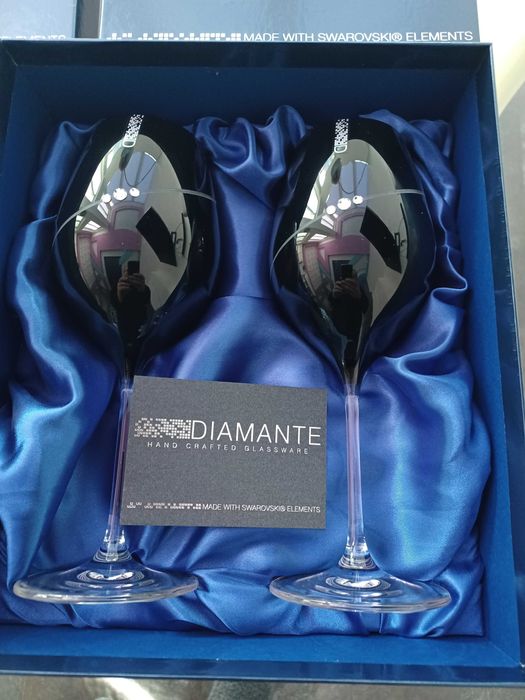 Кристални чаши ръчна изработка Сваровски