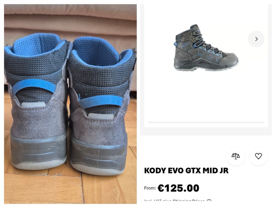 Ghete Premium Lowa Kody EVO GTX Junior, Gore-Tex, Vibram, Copii - 37