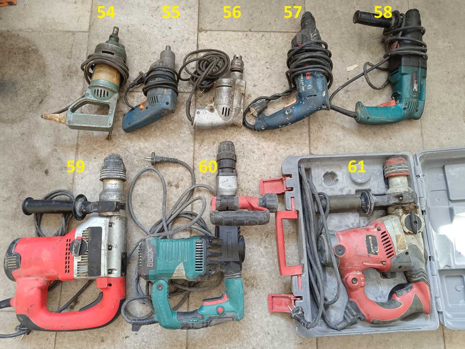 Ъглошлайф Бормашина Винтоверт Перфоратор Електрическа резачка циркулер