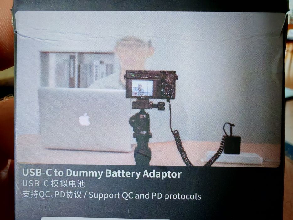 Dummy battery Sony  -  Adaptor Baterie Sony cu USB -C