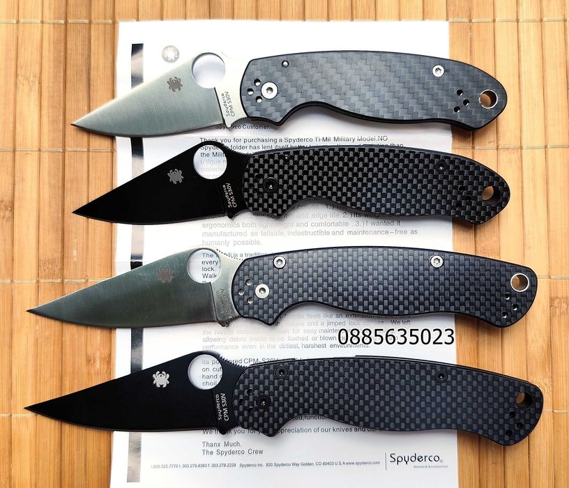 Spyderco Paramilitary 2 CARBON / Paramilitary 2 CARBON
