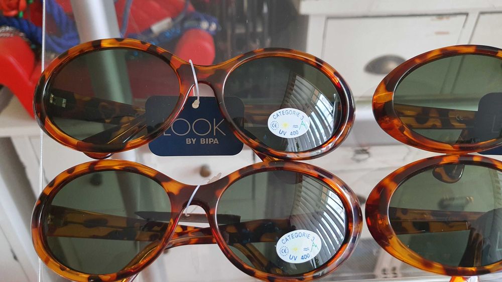 Ochelari de soare animal print maro