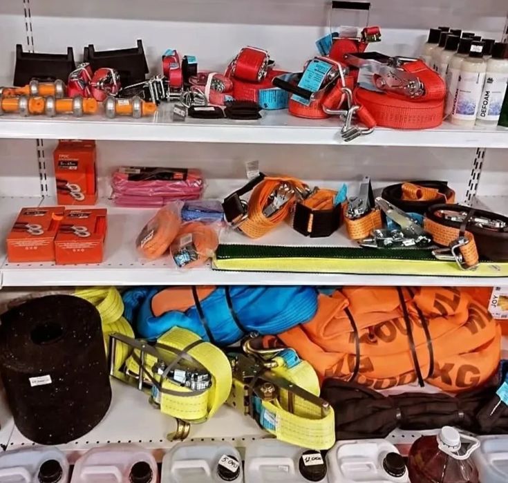 Трос буксировочный, стяжки, стропы, ремни крепления