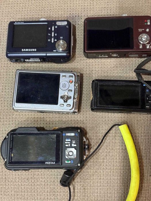 Pachet camere foto digitale defecte - Lumix Pentax Canon Samsung