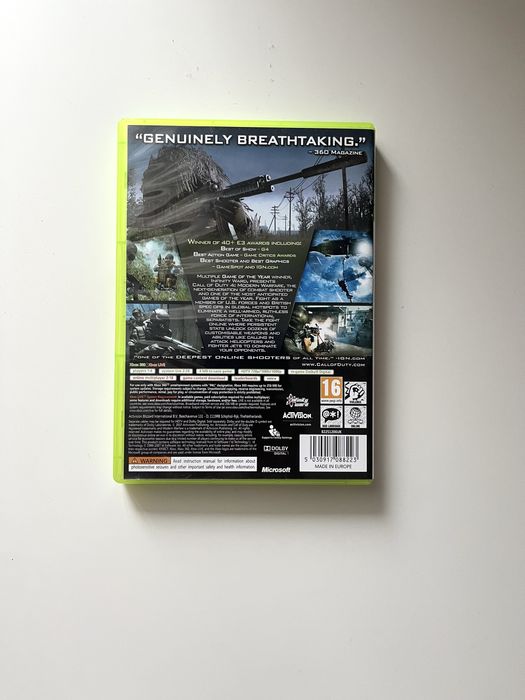 Xbox 360 Call of duty 4 Modern warfare