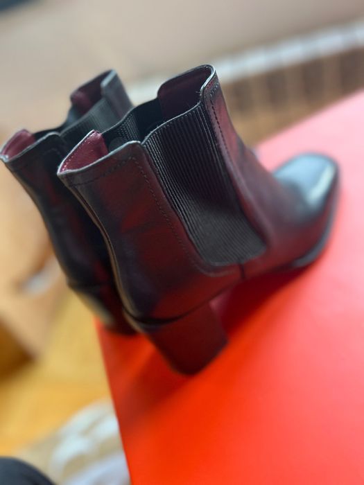 Дамски боти Зара естествена кожа