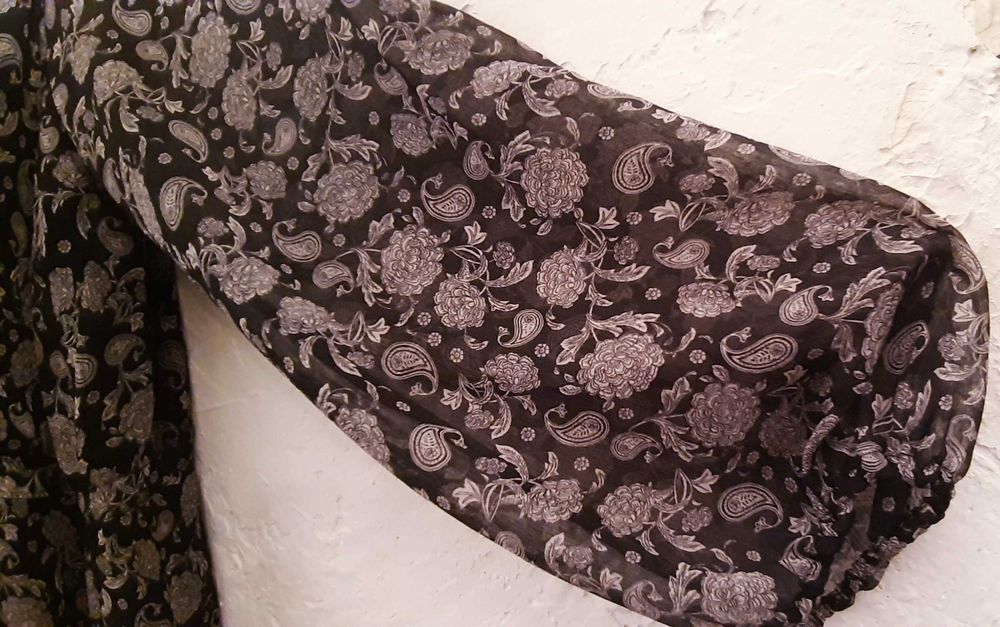 Rochie ocazii voal Georgette bicolora