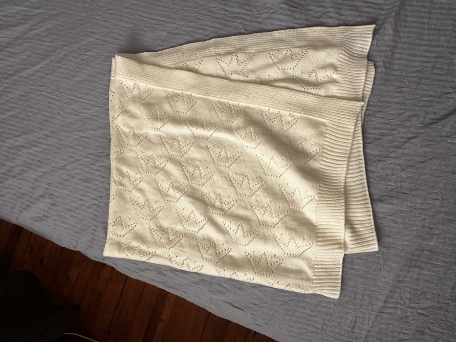 Набор на выписку. Плед вязанный