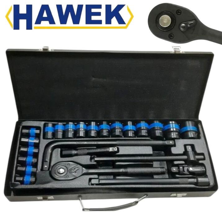 Гедоре с Ударни Вложки 24 части 1/2“ HAWEK