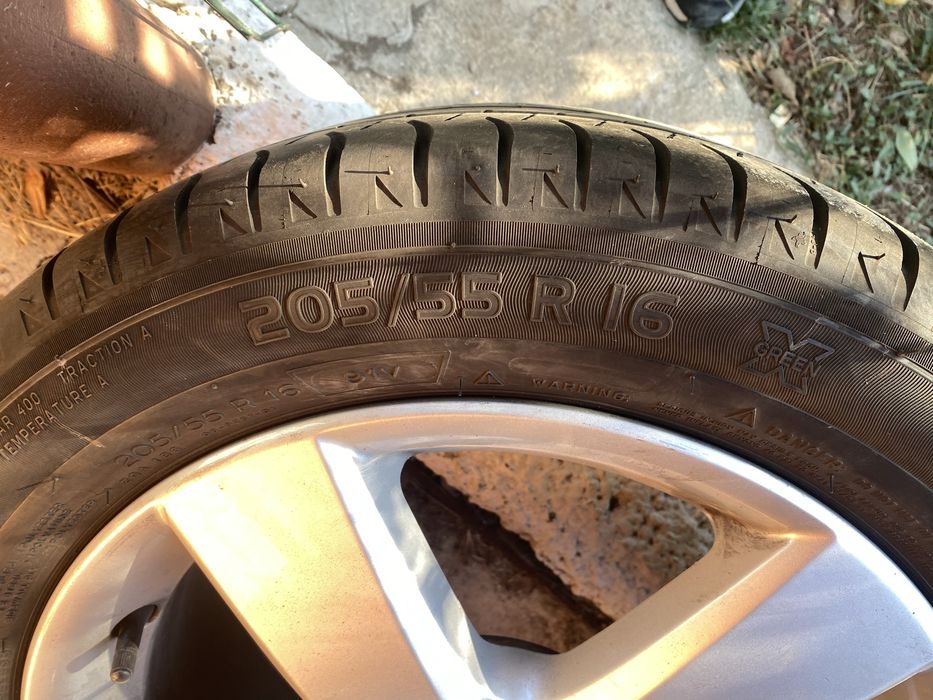 Jante Vw united R16 cu anvelope 205/55R16 Michelin