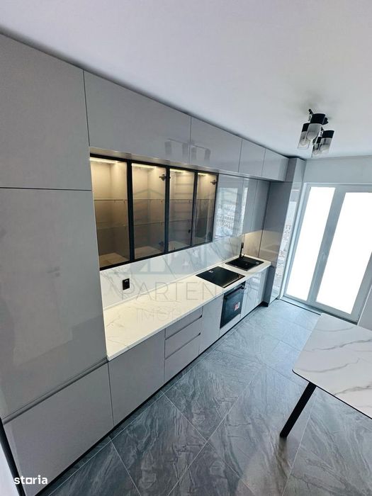 Apartament 2camere+gradina mobilat si utilat lux Rediu+loc de parcare!
