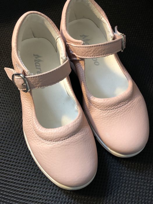 Vand pantofi piele roz pudrat, 30