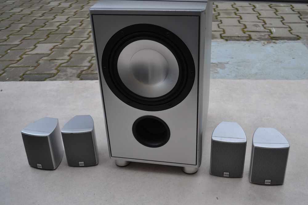 Subwoofer activ Canton Digital Movie cu Soundbar, 4 sateliti