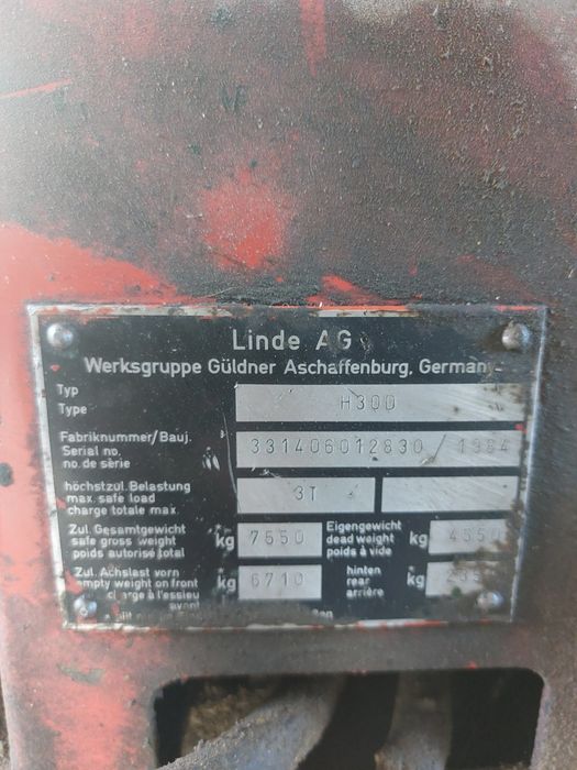 Мотокар LINDE H 30D