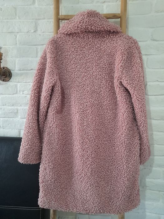 Прекрасно дамско палто в цвят пепел от рози