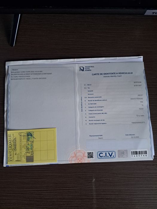 Tractoras 4x4 33 cai Cu Rar facut recent