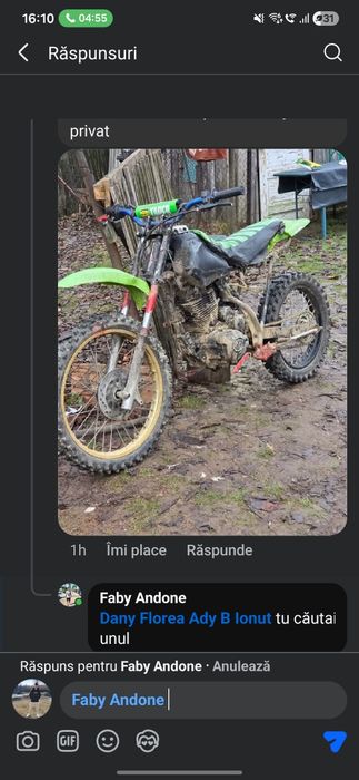 Vand cross 200cc 4t