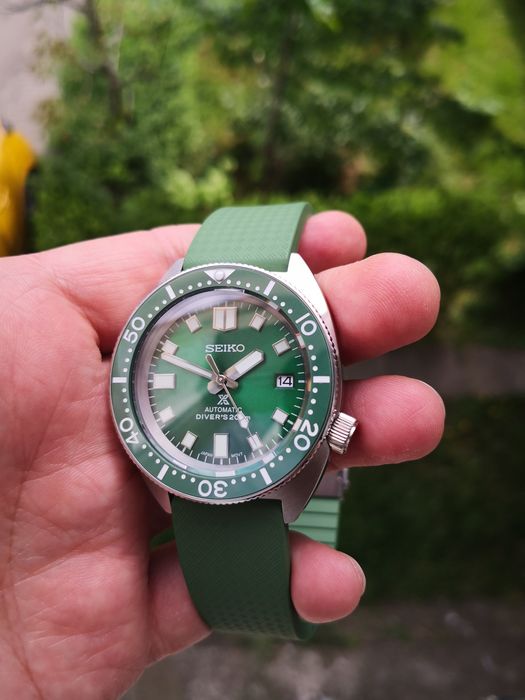 Ceas automatic Seiko Mod Slim Turtle Prospex Diver's curea  FKM