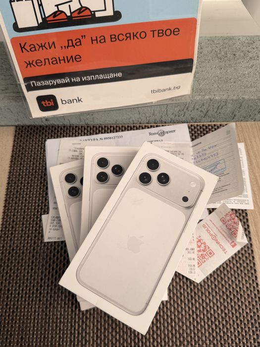 НОВ!iPhone 17 Pro max SILVER Deep BLUE ORANGE 256GB айфон 17 про макс ЛИЗИНГ TBI*47€/м
