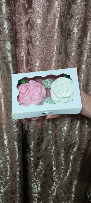 Зефирные цветы на заказ