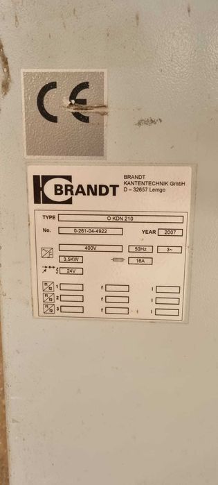 Vand masina aplicat cant cu avans automat BRAND