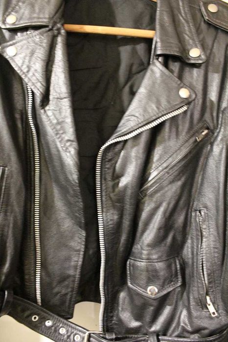 Кожено яке тип Марлон Брандо телешки бокс