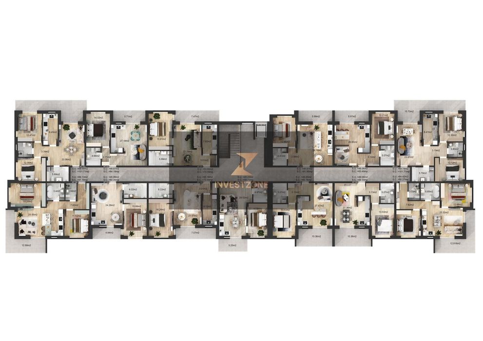 Apartament nou, 3 camere in complexul Riviera Oradea