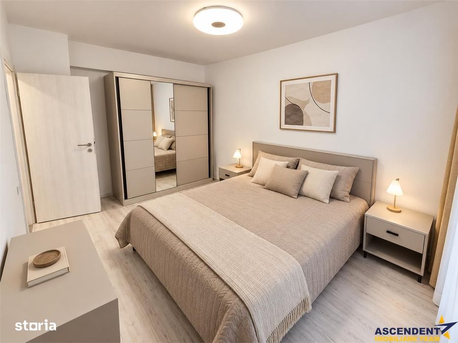Prima inchiriere! Apartament 2 camere, structura frumoasa, terasa, Viv