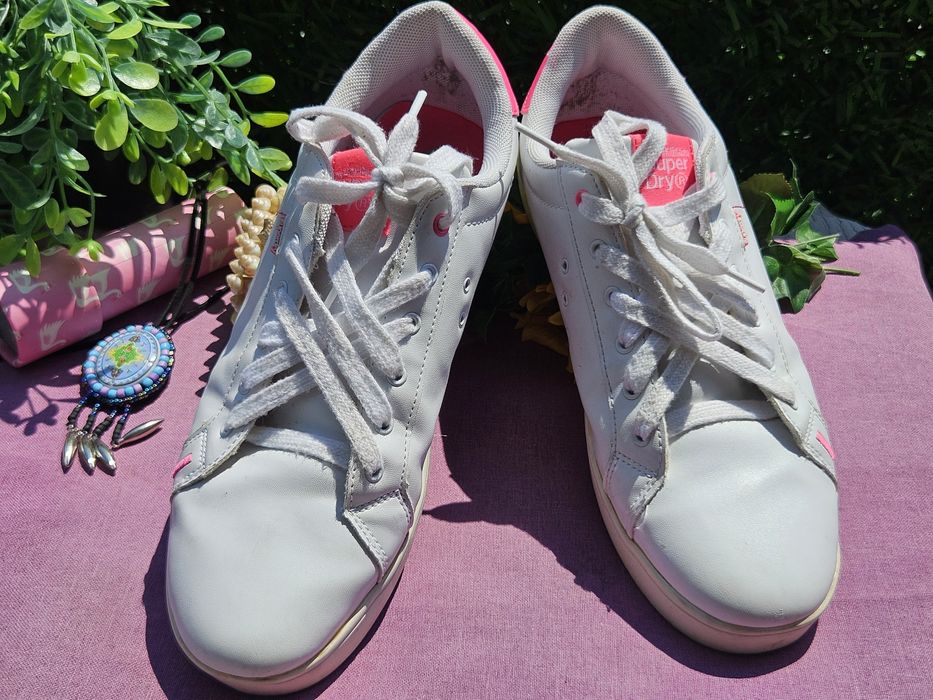 Superdry кожени кецове