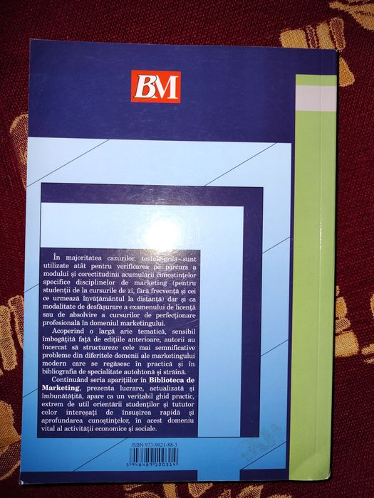 Marketing teste grilă, manual ASE nou.