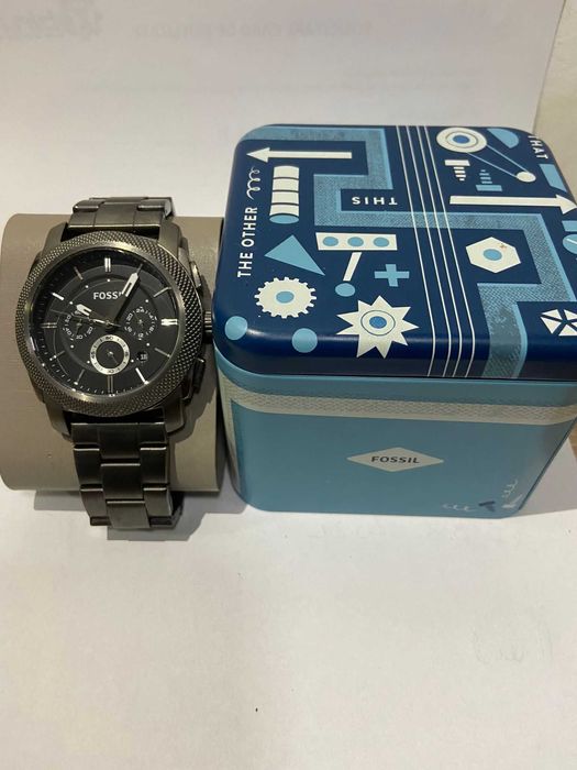 Ceas barbatesc quartz Fossil Smoke FS4662, 5 ATM