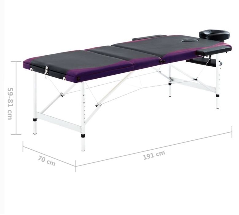 Masa pliabila de masaj VidaXL