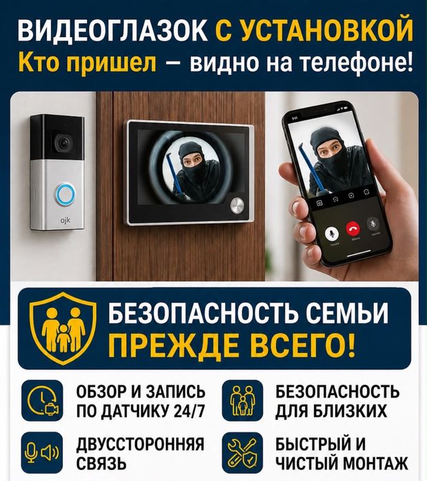 Установка видеокамер