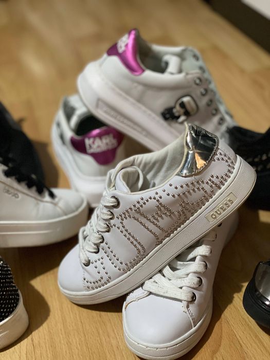 Обувки / сникърси 35 / 36 номер karl lagerfelt , guess, liu jo , nike