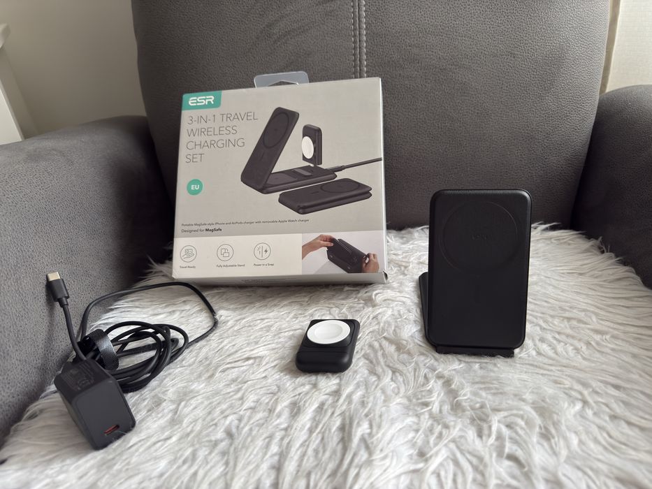 Statie incarcare 3 in 1 Travel Wirelles charging set ESR
