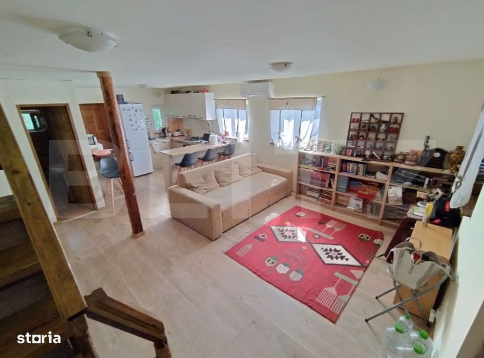 Casa de vacanta, 5 camere 100 mp utili, 3400 mp teren, zona Leamna