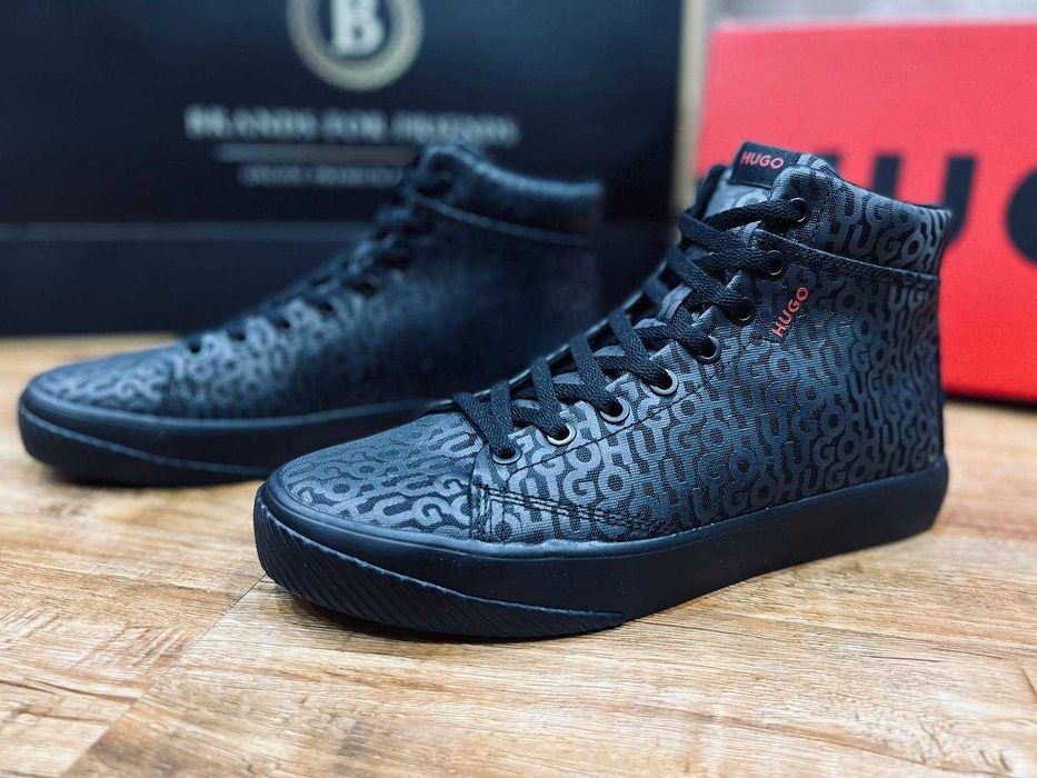 Hugo мужские высокие кроссовки РАЗМЕР 40