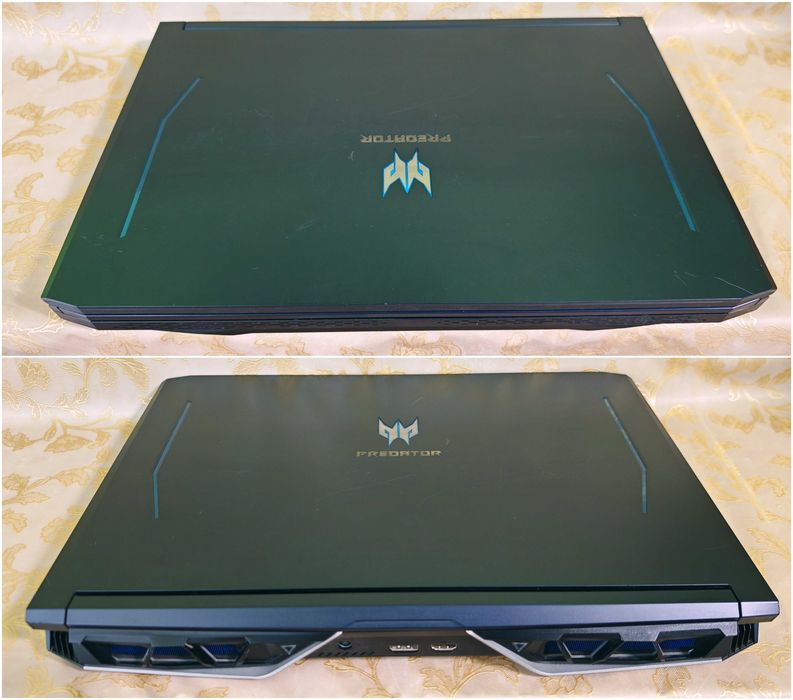 RTX 2080 8GB 190W/Intel Core i7-9750H/17.3 G-SYNC 144Hz IPS/16GB RAM/512GB SSD NVMe+1TB HDD/ Acer Predator Helios 700 геймърски лаптоп gaming laptop