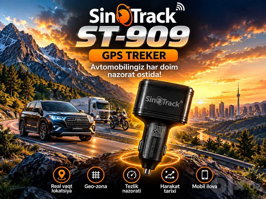 GPS трекер SinoTrack ST-909 (o‘tgan har bir yo‘l nazorat ostida!)