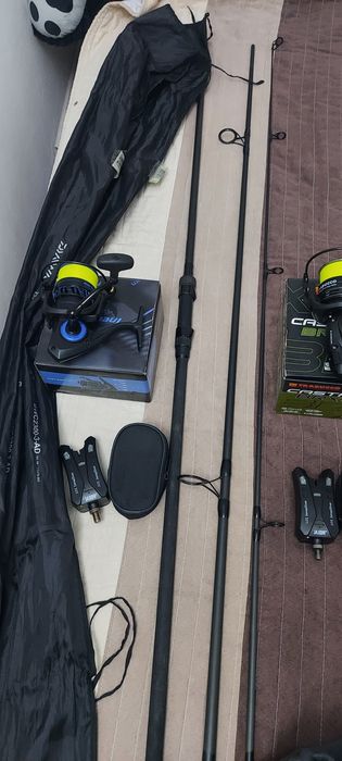 Set lansete pescuti la Crap Daiwa, pret avantajos.