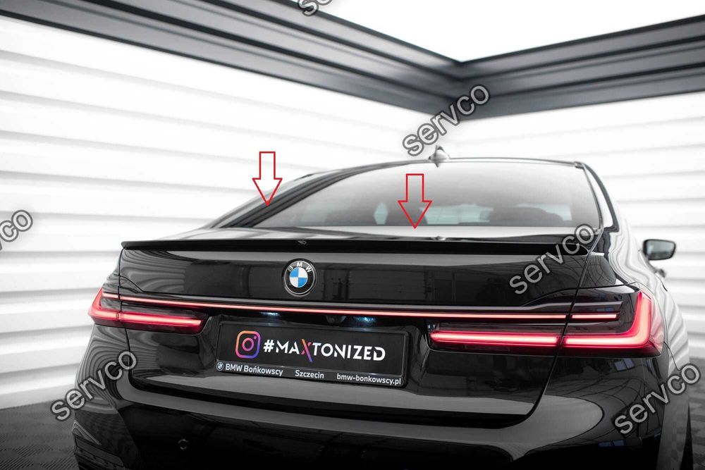 Pachet Set Splitter Exterior Lip Prelungiri Body kit tuning Bmw Seria 7 G11 Facelift 2019-2022 v16 - Maxton Design