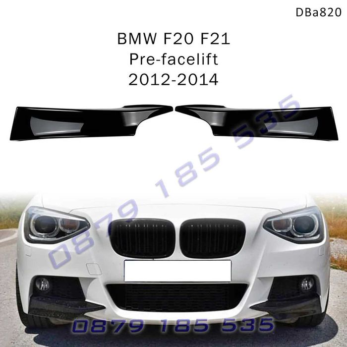 Тунинг лип спойлери предна броня BMW 1 F20 F21 M 12-14 бмв 1 ф20 М