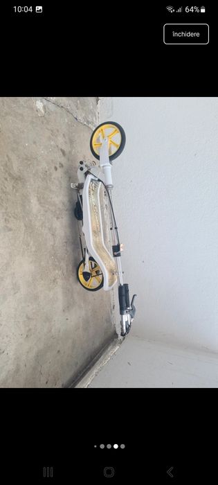 Trotinetă Space Scooter X580 Albă – Propulsie prin balans. Suportă 90 kg