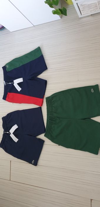 Lacoste Cotton Regular Fit 3 - S  НОВО! ОРИГИНАЛ Мъжки Къси Пант