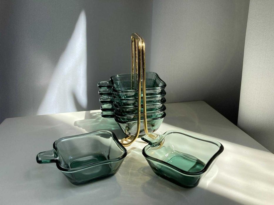 Set scrumiere Wilhelm Wagenfeld Bauhaus 7 buc WMF original rar